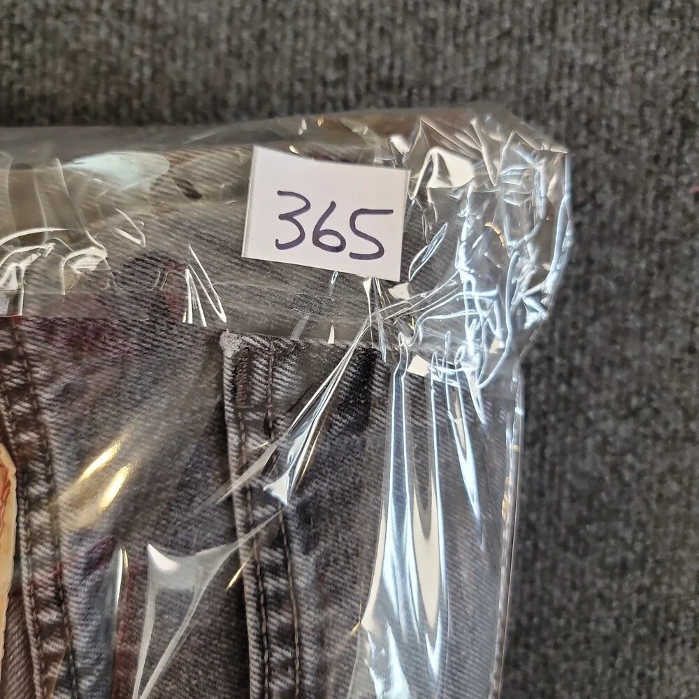 Levi's 501 Jeans Black Men’s 33x30 Straight Button Fly Fading Charcoal Black